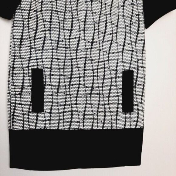 BANANA REPUBLIC Woven Thick Fabric Colorblock Mini Dress Sz 2 - Picture 5 of 9